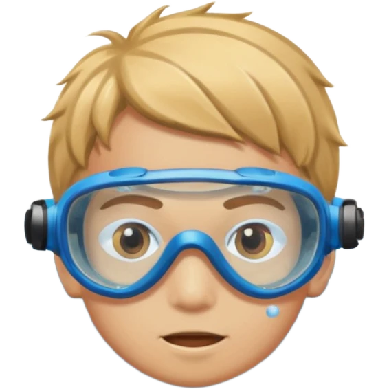 Underwater boy emoji