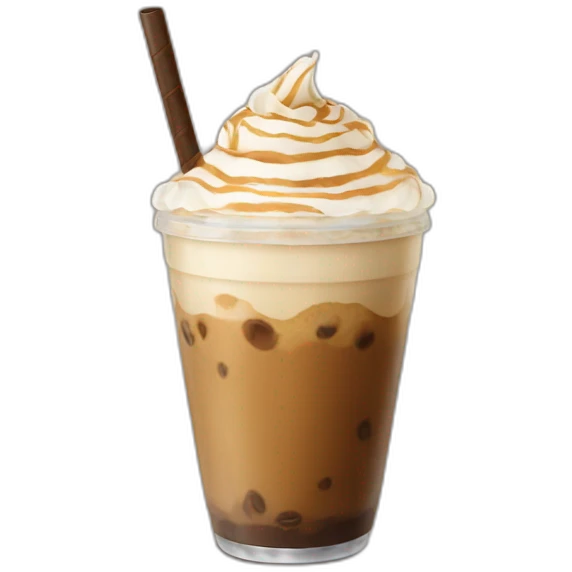 Coffee frappe emoji