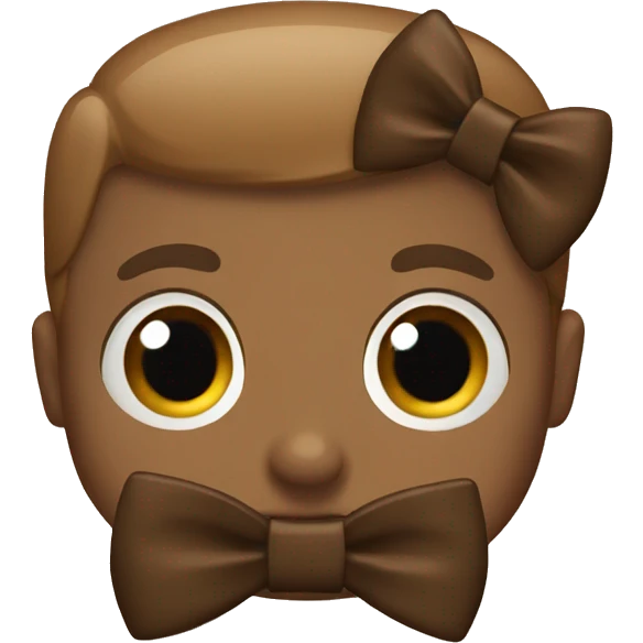 little brown bow emoji