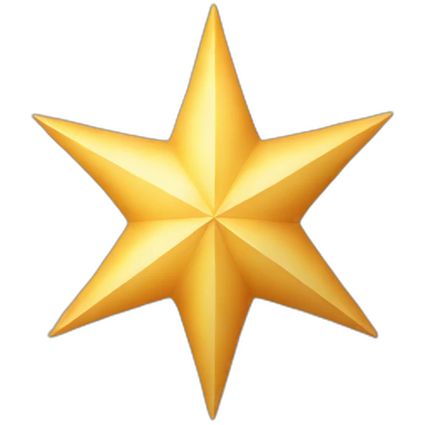 8 points star emoji