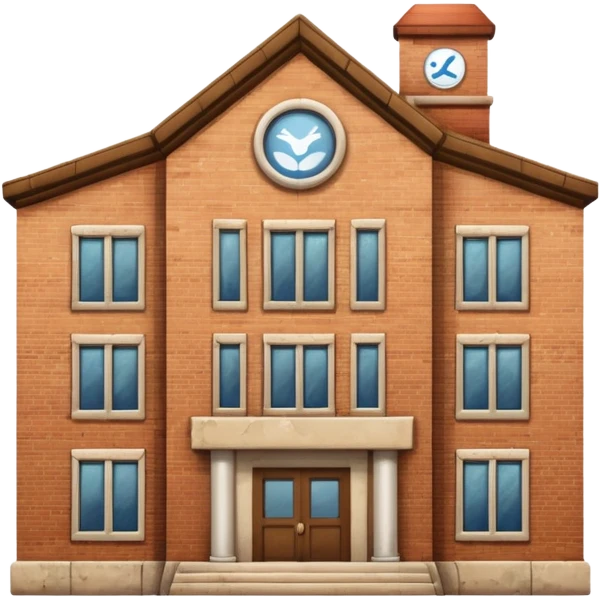 School building emoji