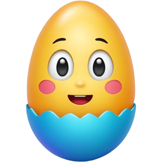 Surprise egg emoji