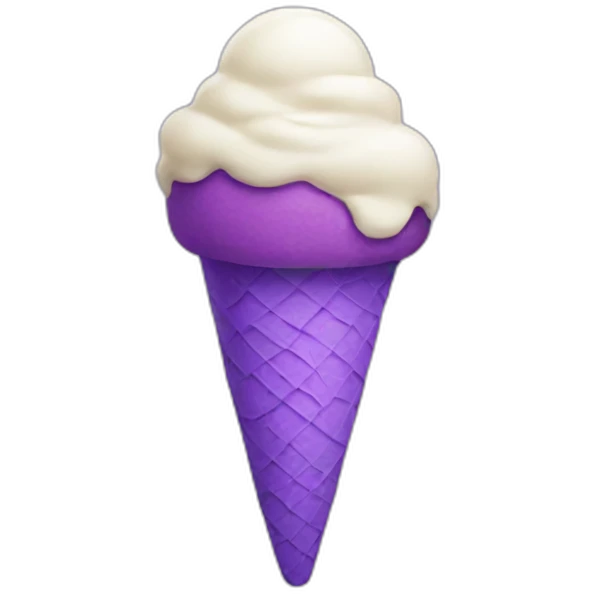 purple icecream emoji