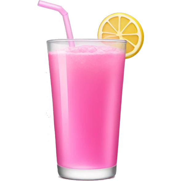 Pink drink emoji