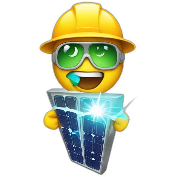 Energía solar emoji