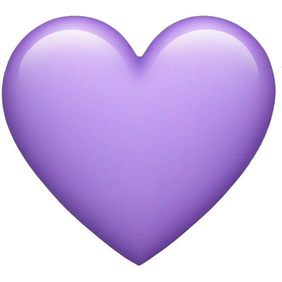 Light Purple Heart emoji