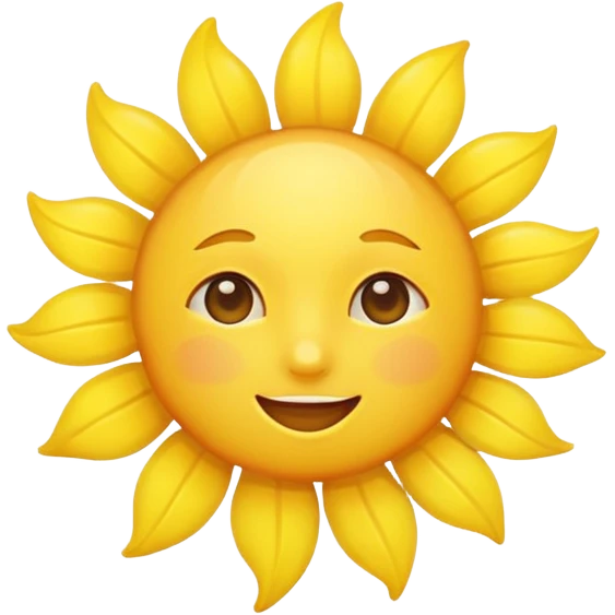 Sunshine emoji