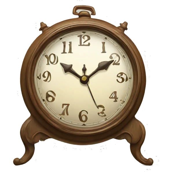 clock that tea emoji