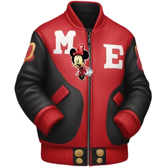 Minnie Mouse lettermen jacket  emoji