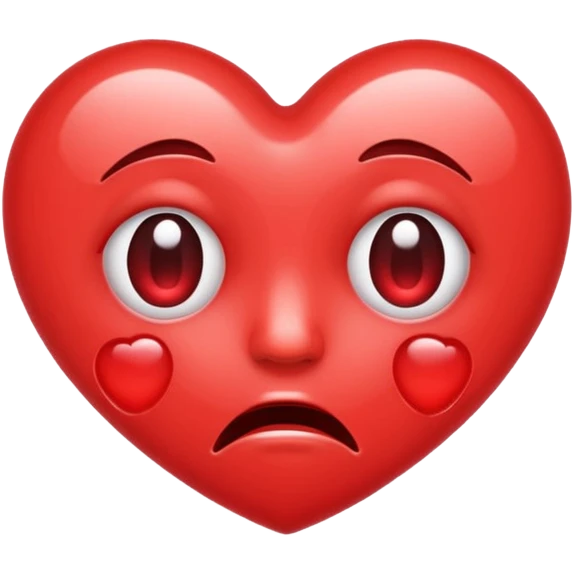 a heart eyes emoji crying emoji