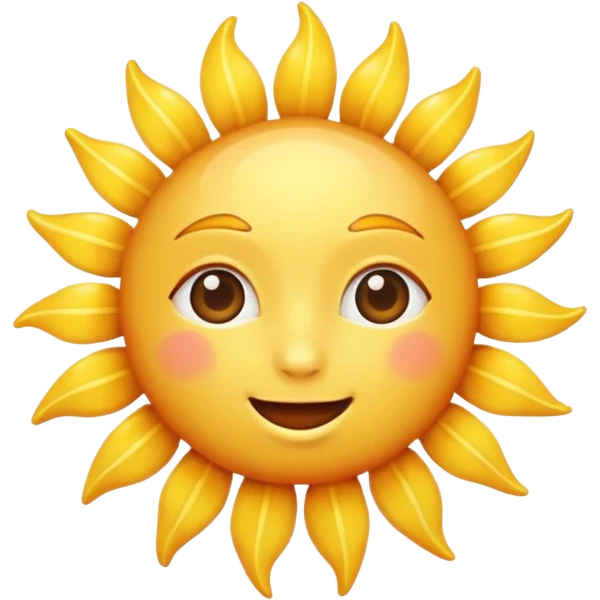 Sun rising emoji