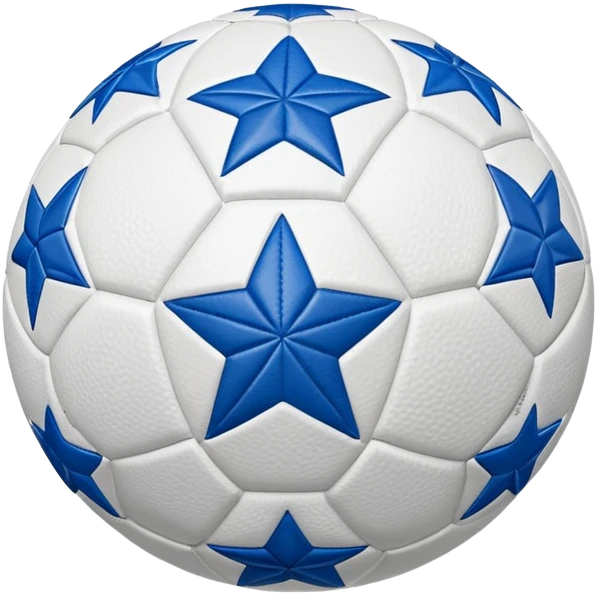 champions league ball blue stars emoji