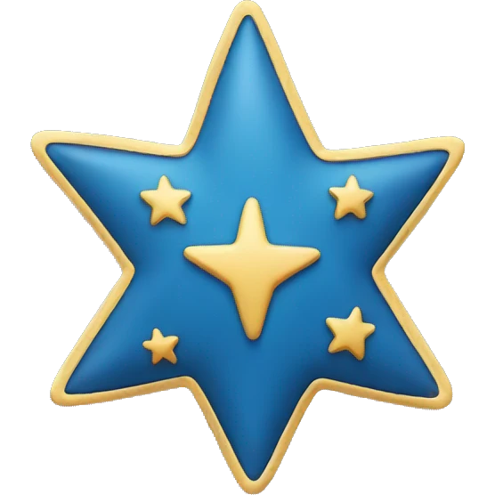 Blue chip star emoji