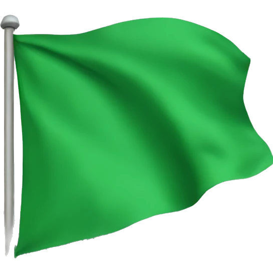 Green flag emoji