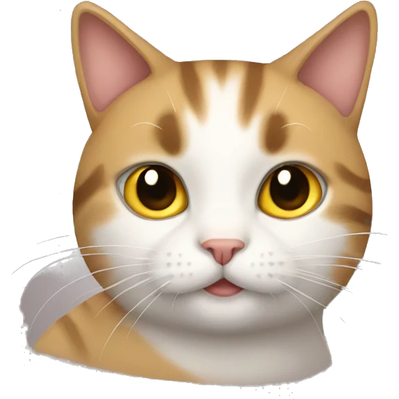 Cat with hailo  emoji