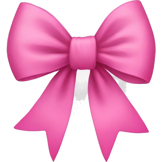 Pink bow emoji