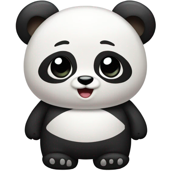 Shaved panda bear emoji