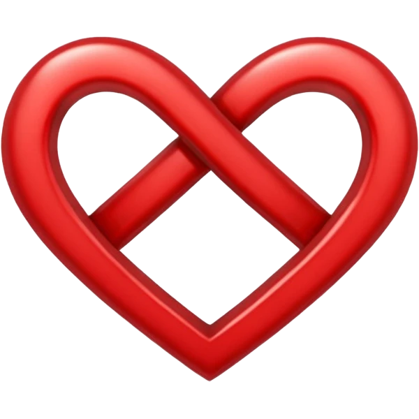 Heart up side ♾️ simble emoji