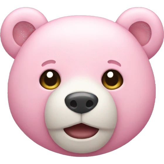 pastel pink bear emoji