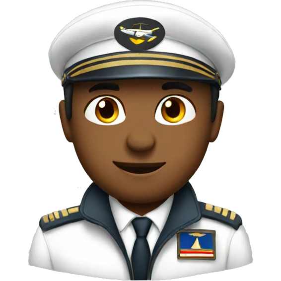 Pilot in plane emoji