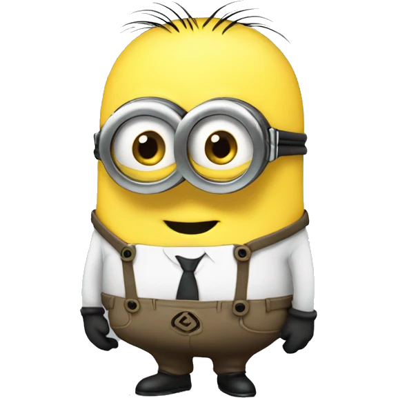 Minion with big bum emoji