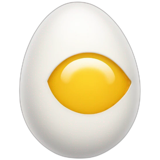 Huevo con mascara emoji