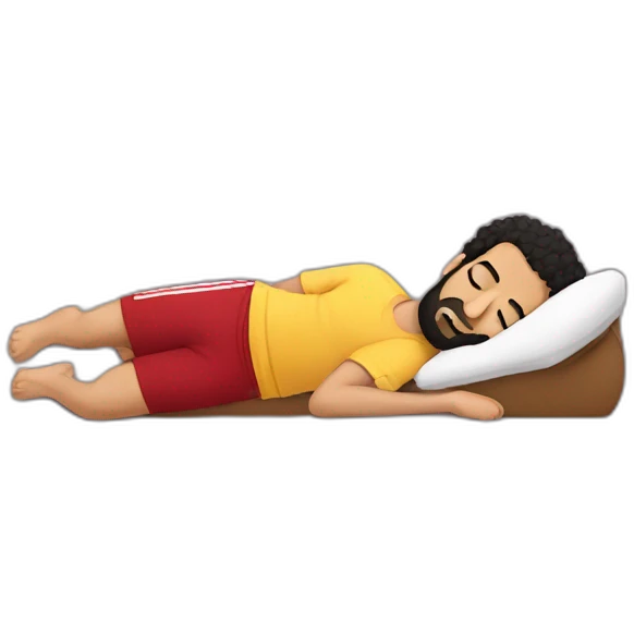 Mohamed Salah sleeping emoji