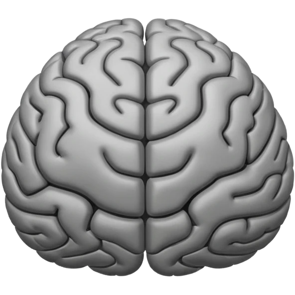 flexible brain emoji
