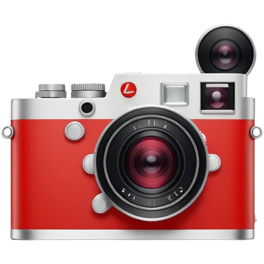The leica logo not with camera emoji