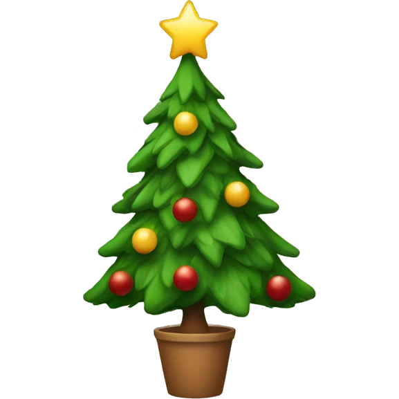 Christmas tree emoji