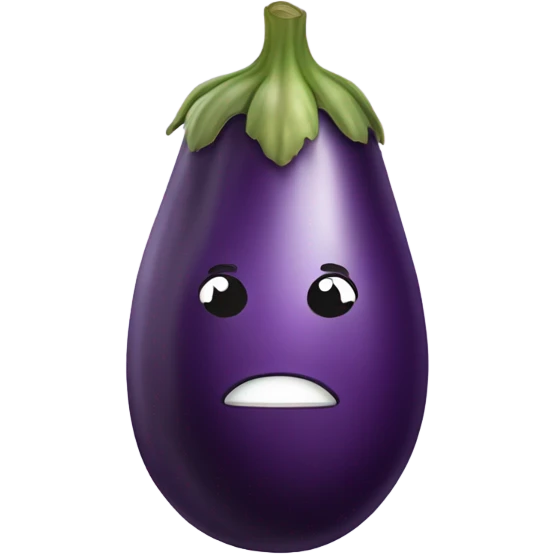 Eggplant in circle emoji
