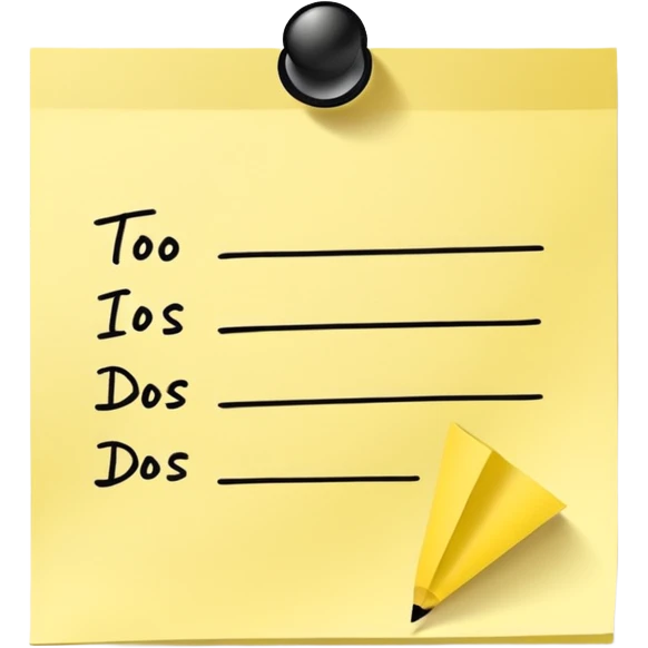 list of to dos emoji