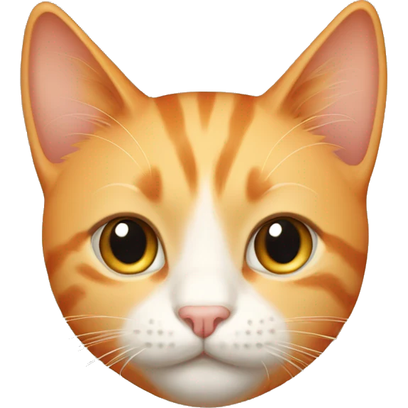 Light Orange cat emoji