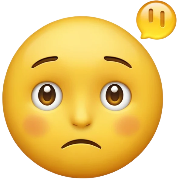 Pensive emoji shaking its head no  emoji