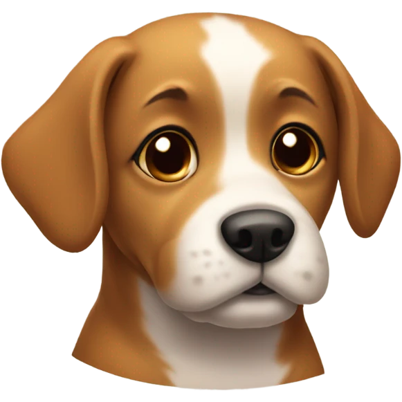 Cute dog emoji