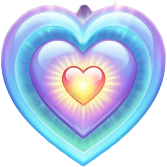 Heavenly heart emoji