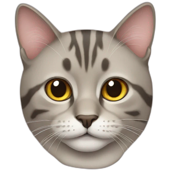 Cat with moustache emoji