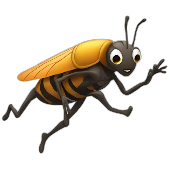 running bug emoji