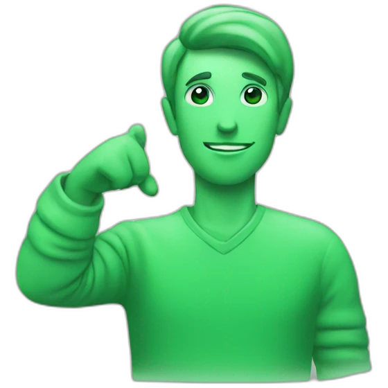 faq green emoji
