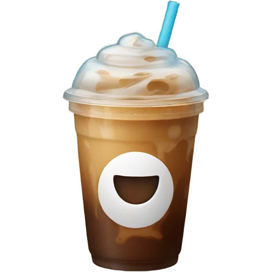 Iced coffee emoji