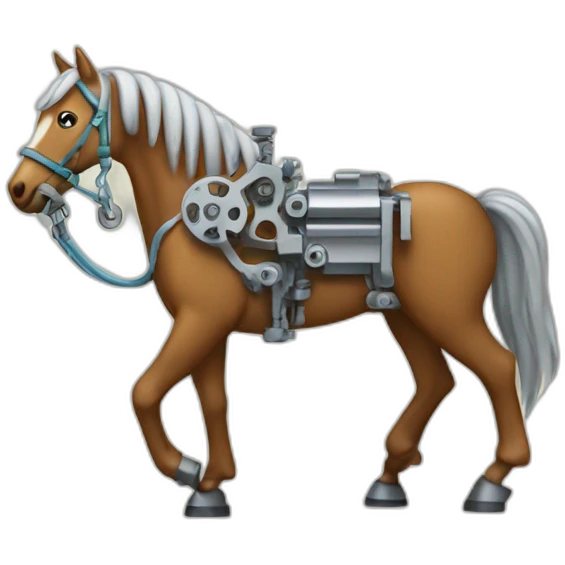 Mechanical Engineering horse emoji
