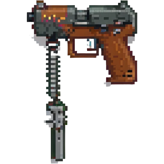 пистолет UZI, no background emoji