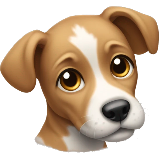 puppy with floppy ears emoji