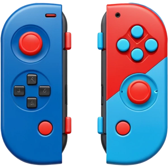 A standard pair of Nintendo Joy-Cons emoji