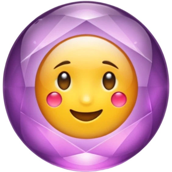 Cristal púrpura emoji