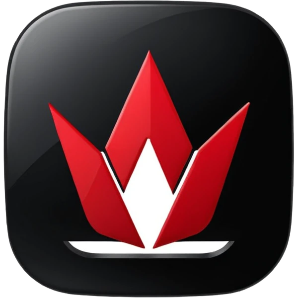 black and red amway logo Icon emoji