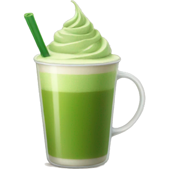 Matcha latte  emoji