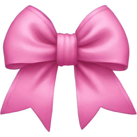Pink bow emoji