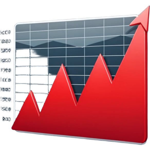chart going down emoji
