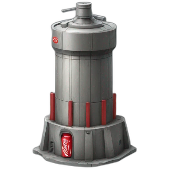 Coca cola turret emoji
